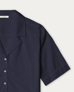 YERSE Shirts And Blouses^100% Cotton Shirt Navy