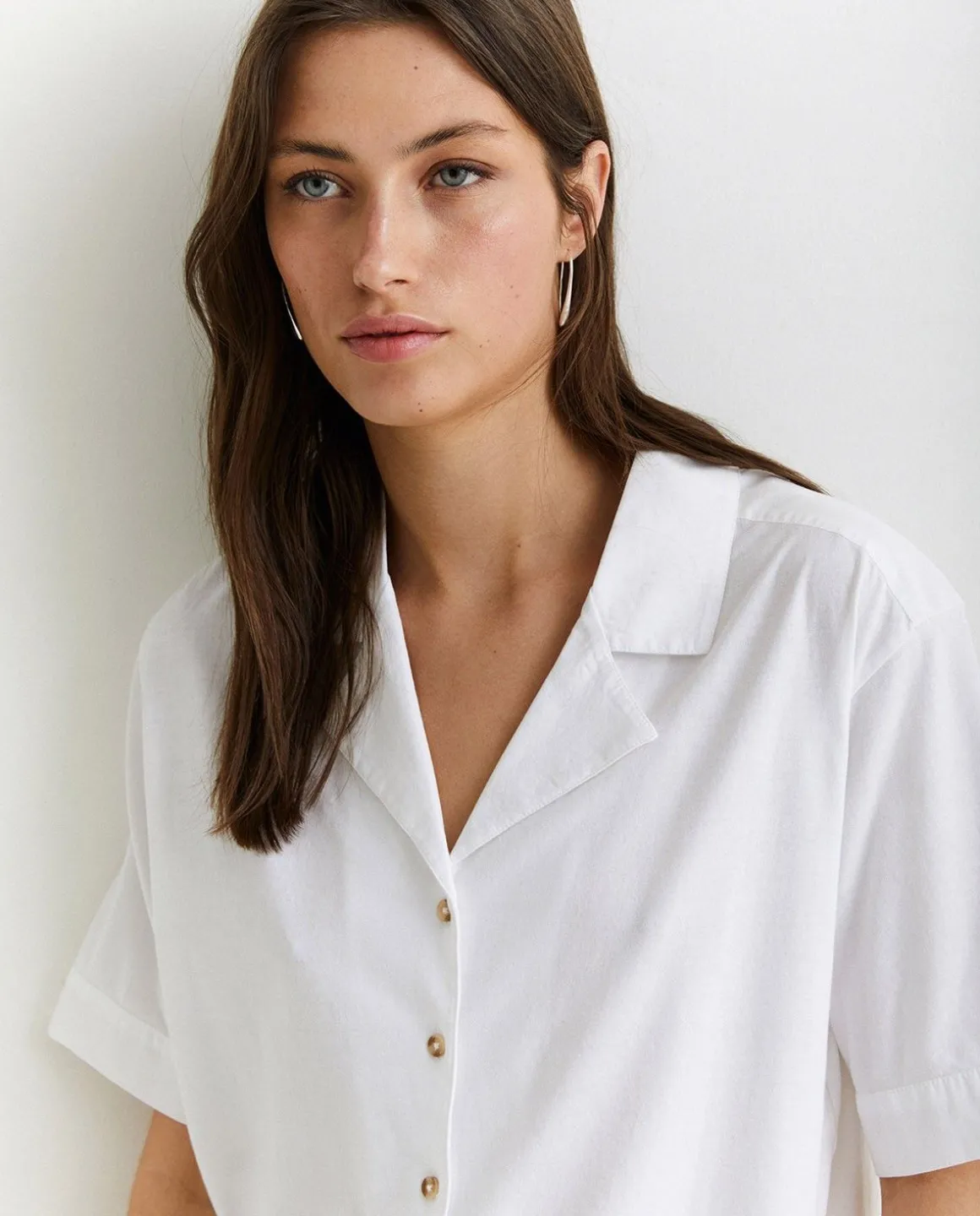 YERSE Shirts And Blouses^100% Cotton Shirt White