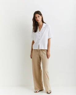 YERSE Shirts And Blouses^100% Cotton Shirt White