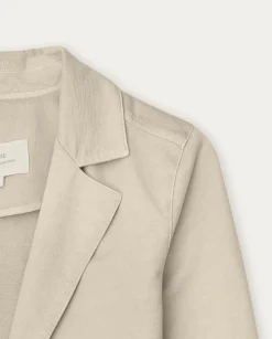 YERSE Jackets And Blazers^100% Cotton Sport Coat Beige