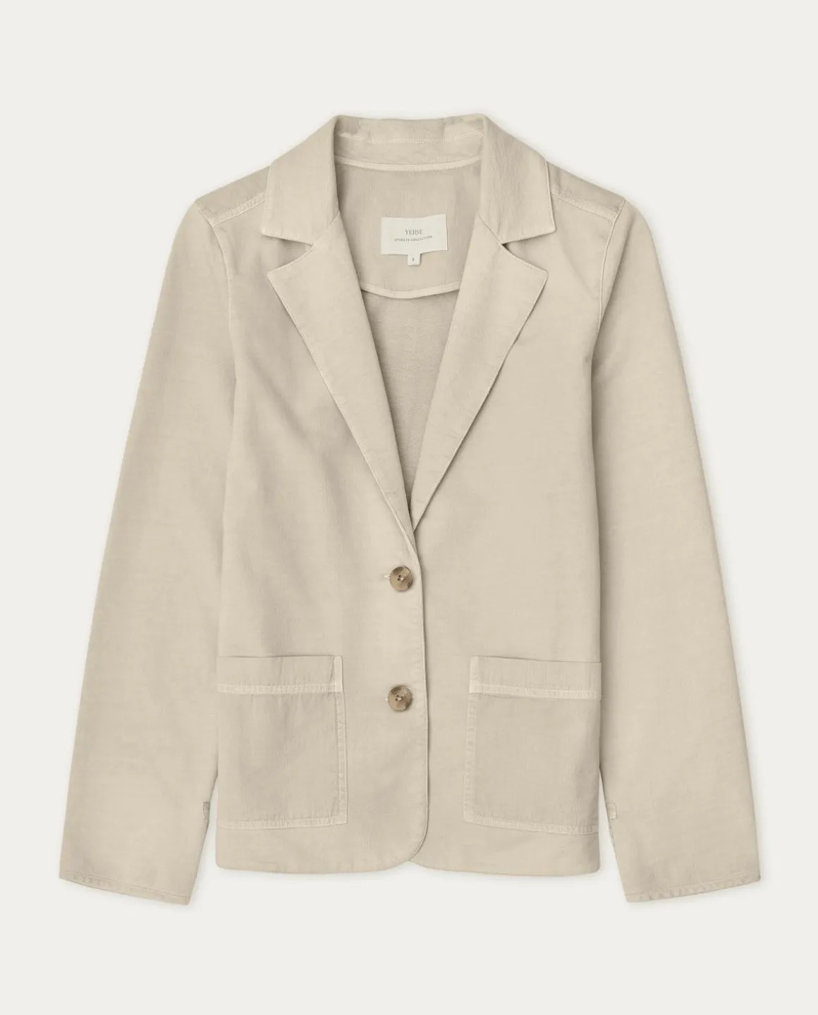 YERSE Jackets And Blazers^100% Cotton Sport Coat Beige