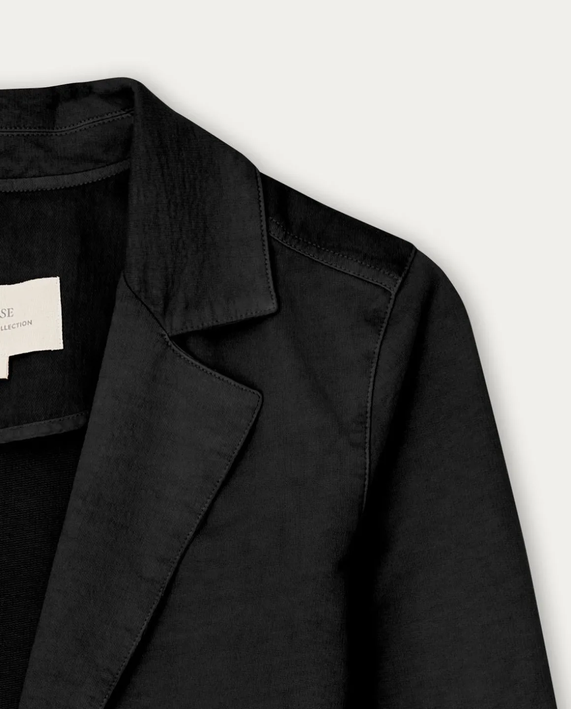 YERSE Jackets And Blazers^100% Cotton Sport Coat Black