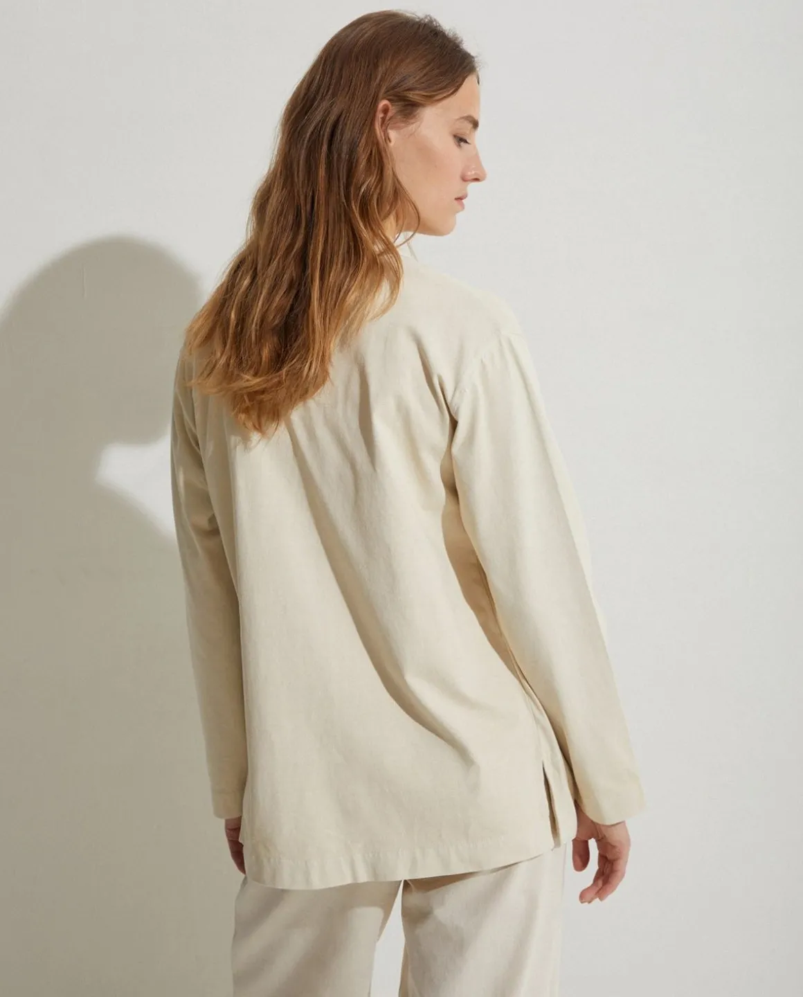 YERSE Jackets And Blazers^100% Cotton Sport Coat Natural