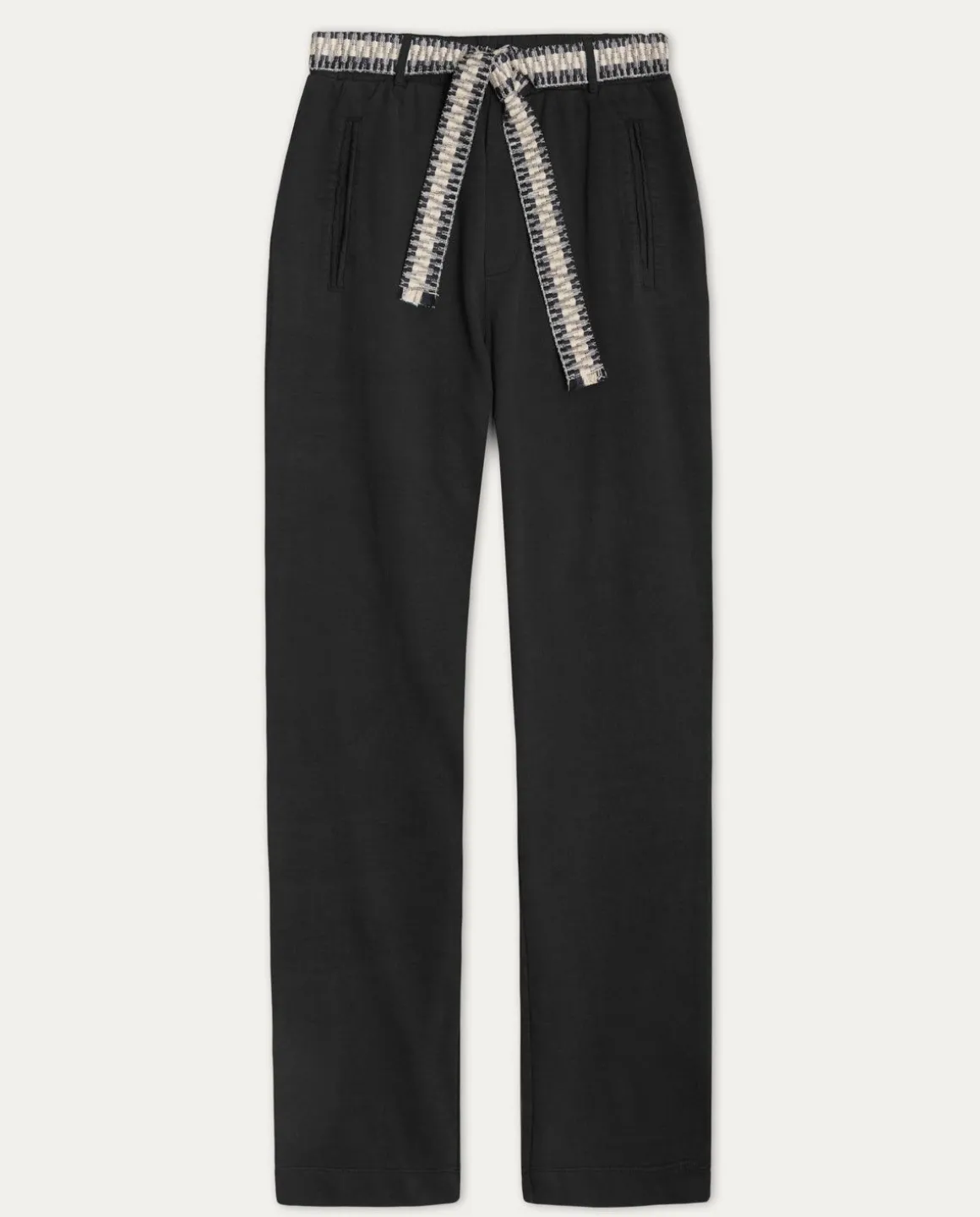 YERSE Trousers And Jeans^100% Cotton Trousers Black