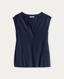YERSE T- Shirts And Tops^100% Cotton T-Shirt Navy