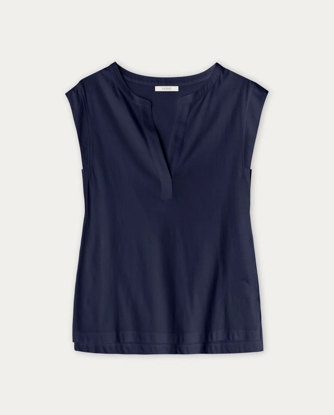 YERSE T- Shirts And Tops^100% Cotton T-Shirt Navy