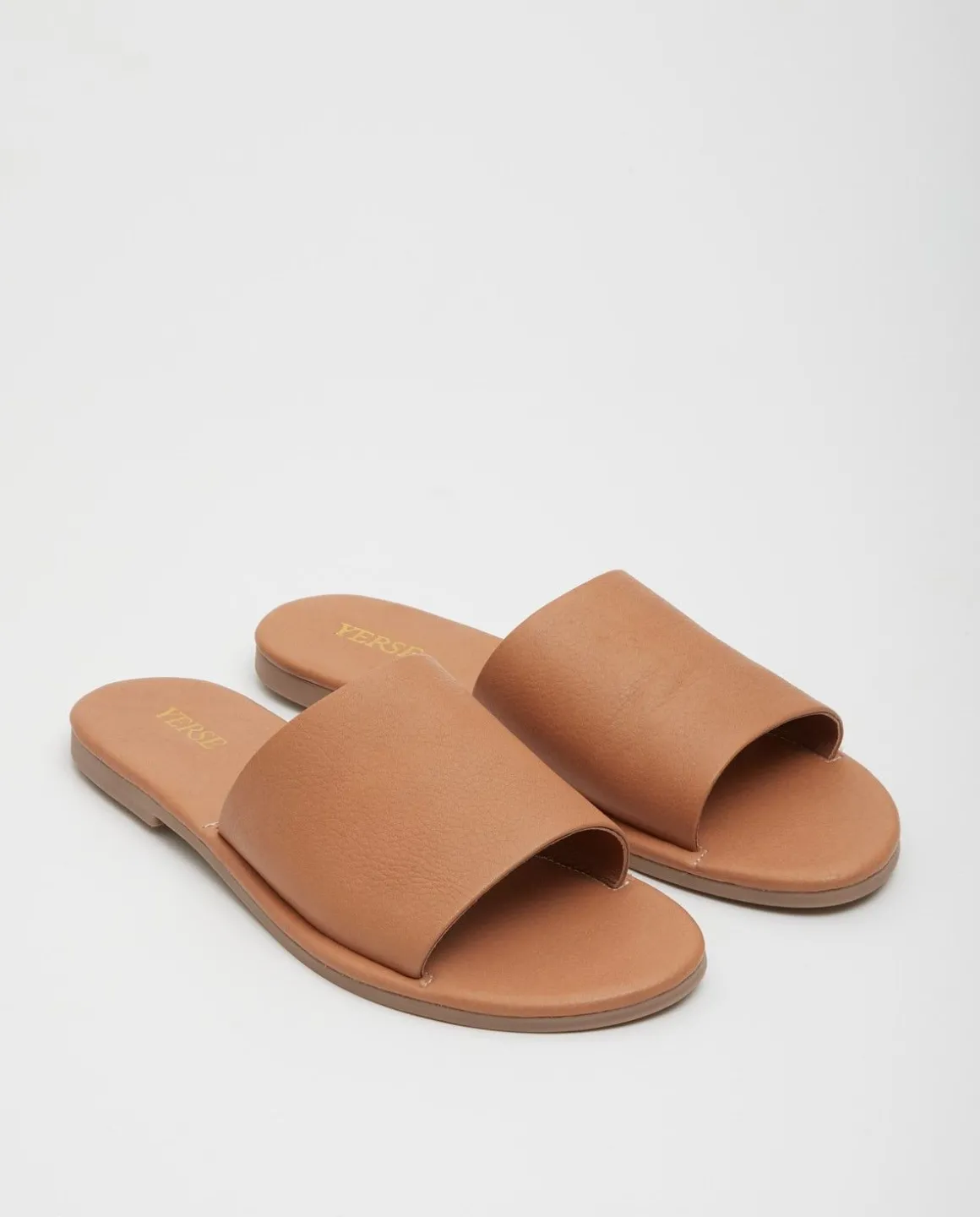 YERSE Shoes^100% Leather Sandals Camel