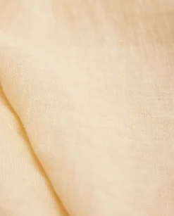 YERSE Scarves^100% Linen Foulard Beige
