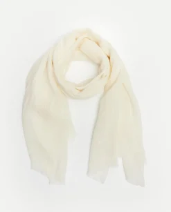 YERSE Scarves^100% Linen Foulard Natural