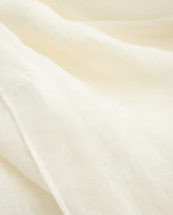 YERSE Scarves^100% Linen Foulard Natural