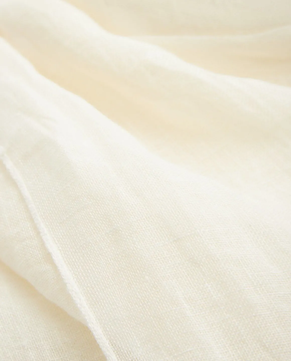 YERSE Scarves^100% Linen Foulard Natural