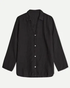 YERSE Shirts And Blouses^100% Linen Shirt Black