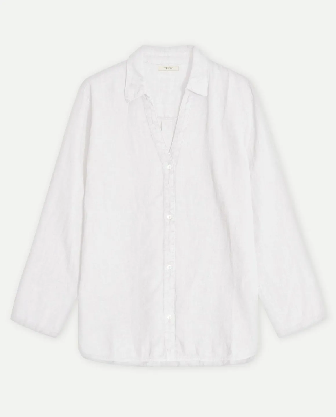 YERSE Shirts And Blouses^100% Linen Shirt White