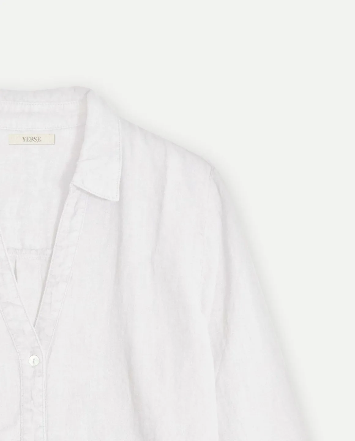 YERSE Shirts And Blouses^100% Linen Shirt White