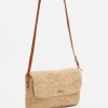 YERSE Bags^Bandolera Rafia Natural