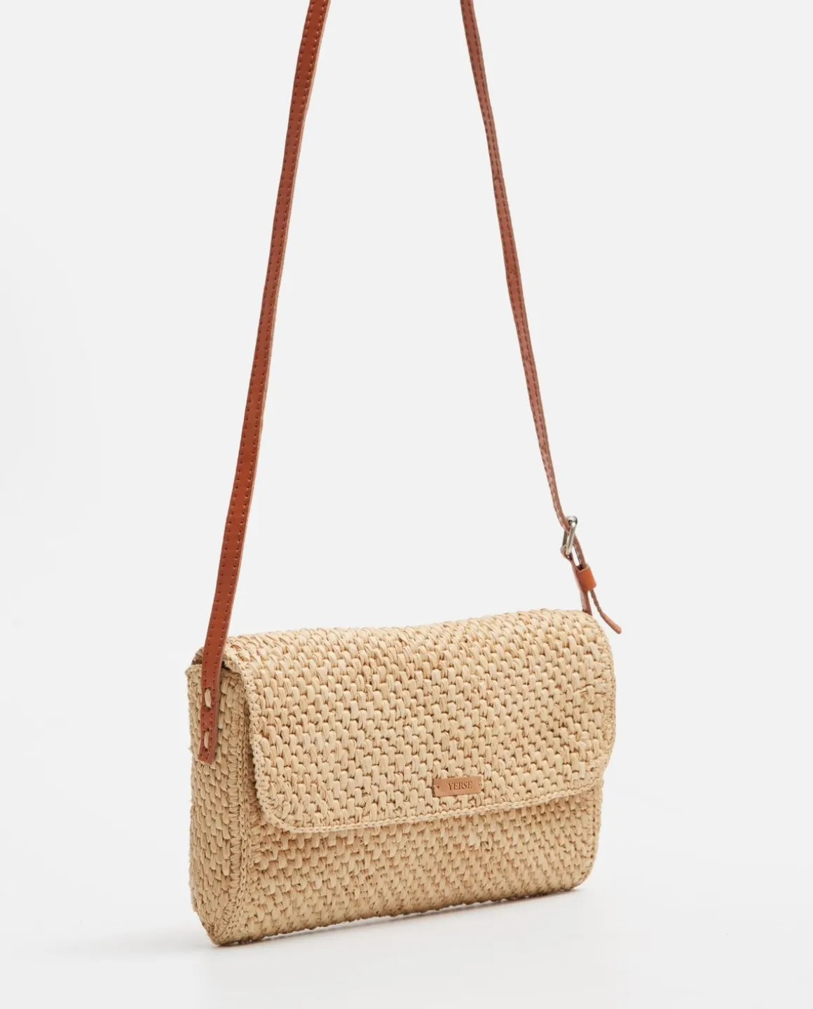 YERSE Bags^Bandolera Rafia Natural