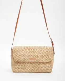 YERSE Bags^Bandolera Rafia Natural