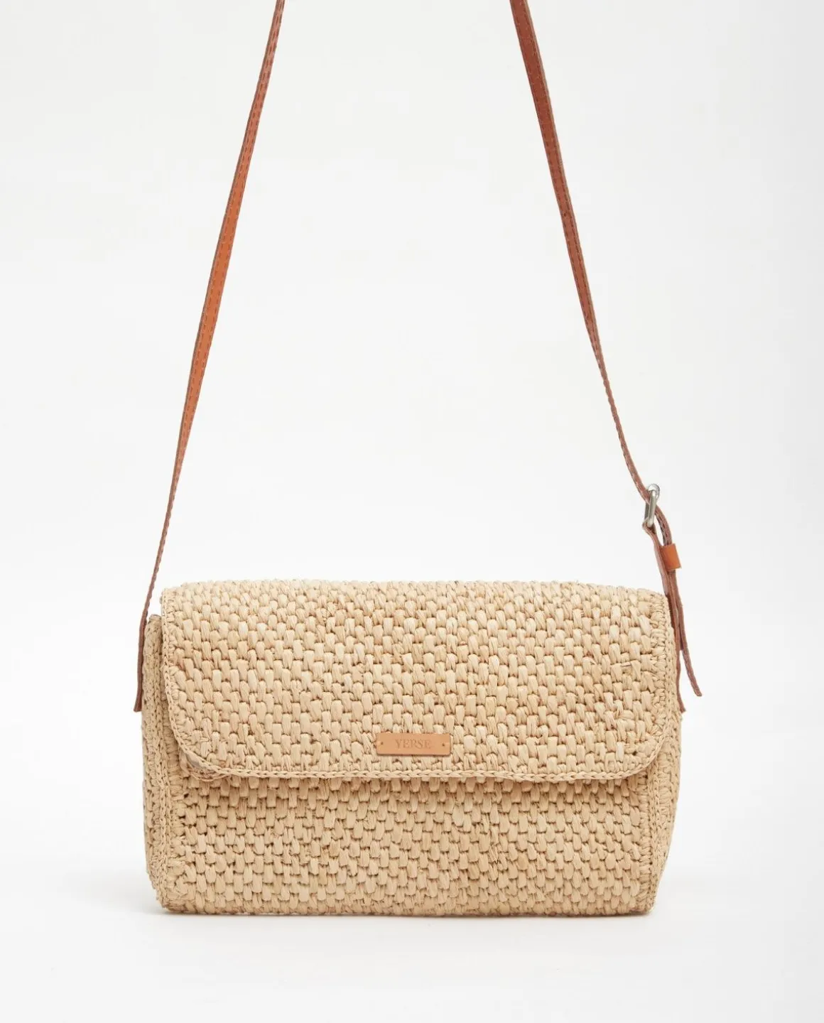 YERSE Bags^Bandolera Rafia Natural