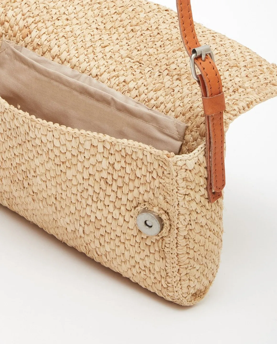 YERSE Bags^Bandolera Rafia Natural