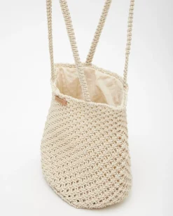 YERSE Bags^Bolso Bombonera Natural