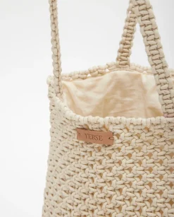YERSE Bags^Bolso Bombonera Natural