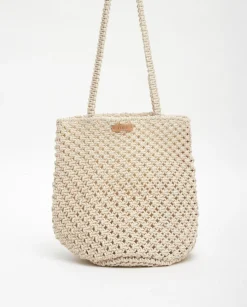 YERSE Bags^Bolso Bombonera Natural