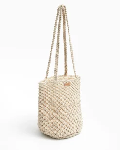 YERSE Bags^Bolso Bombonera Natural