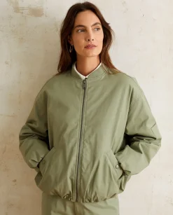 YERSE Jackets And Blazers^Bomber Water Repellent Green