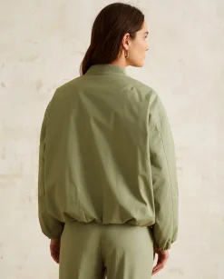 YERSE Jackets And Blazers^Bomber Water Repellent Green