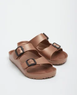 YERSE Beachwear^Buckled Sandal Brown