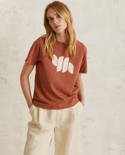YERSE T- Shirts And Tops^Camiseta Algodon Logo Chocolate