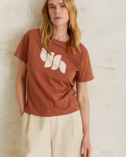 YERSE T- Shirts And Tops^Camiseta Algodon Logo Chocolate