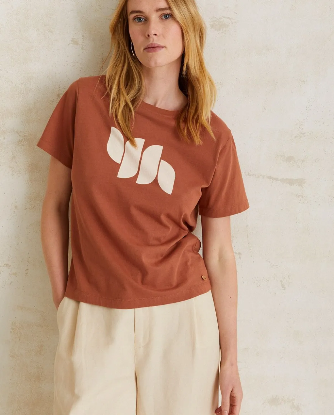 YERSE T- Shirts And Tops^Camiseta Algodon Logo Chocolate