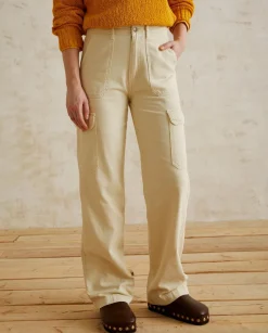 YERSE Trousers And Jeans^Cargo Trousers Ecru
