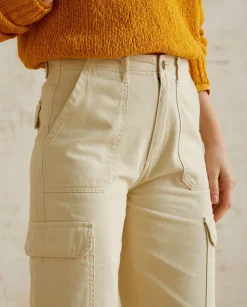 YERSE Trousers And Jeans^Cargo Trousers Ecru
