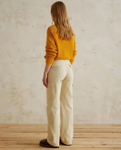 YERSE Trousers And Jeans^Cargo Trousers Ecru