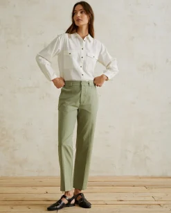 YERSE Trousers And Jeans^Chino Trousers Green