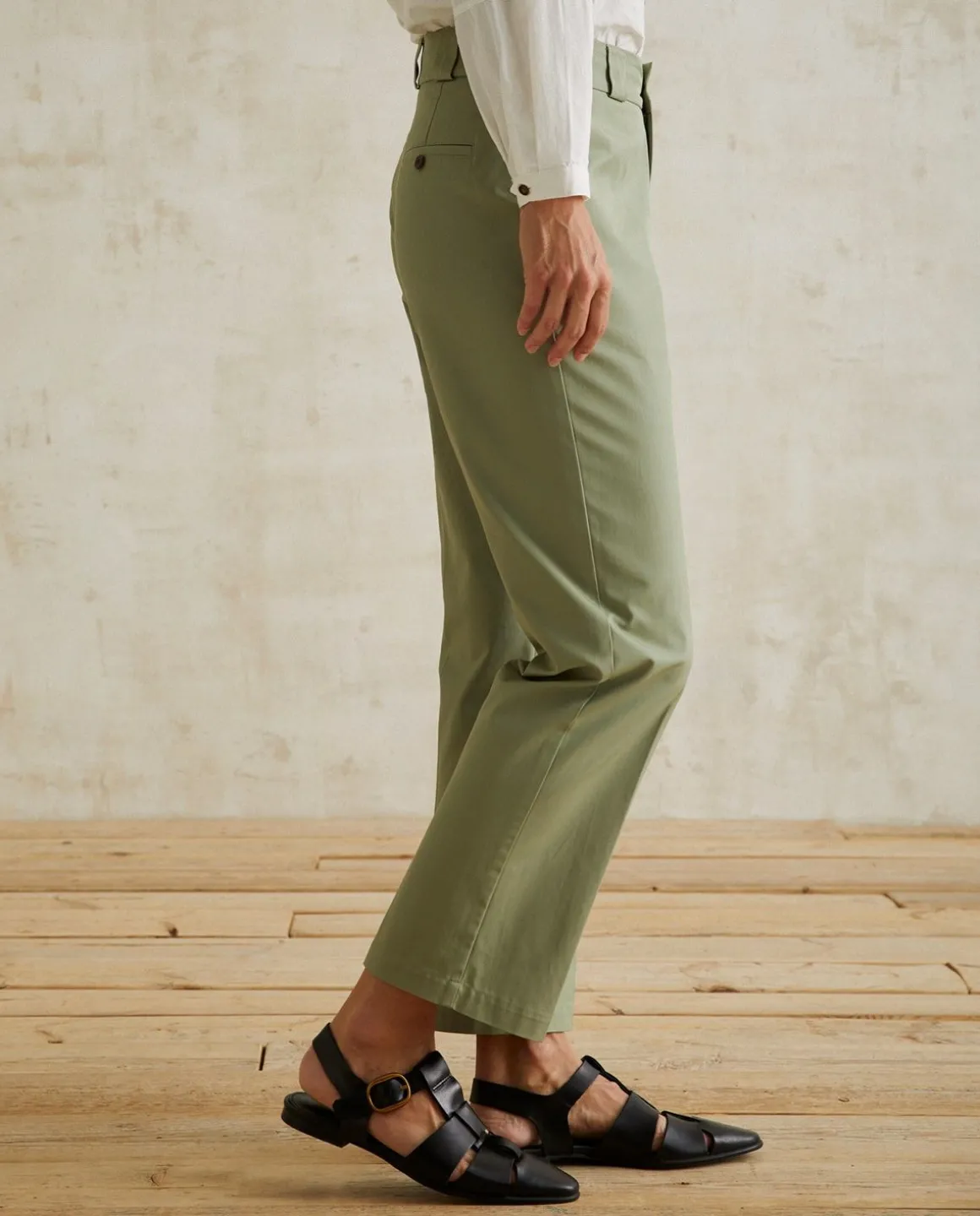 YERSE Trousers And Jeans^Chino Trousers Green