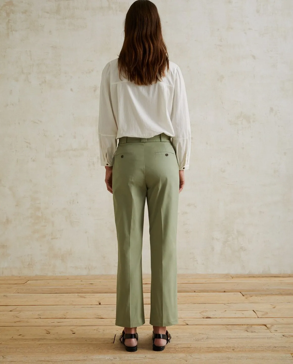 YERSE Trousers And Jeans^Chino Trousers Green