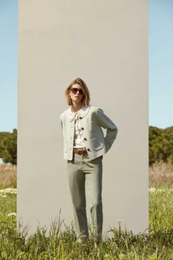 YERSE Trousers And Jeans^Chino Trousers Green