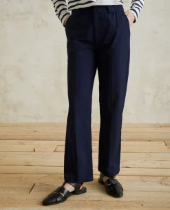 YERSE Trousers And Jeans^Chino Trousers Navy