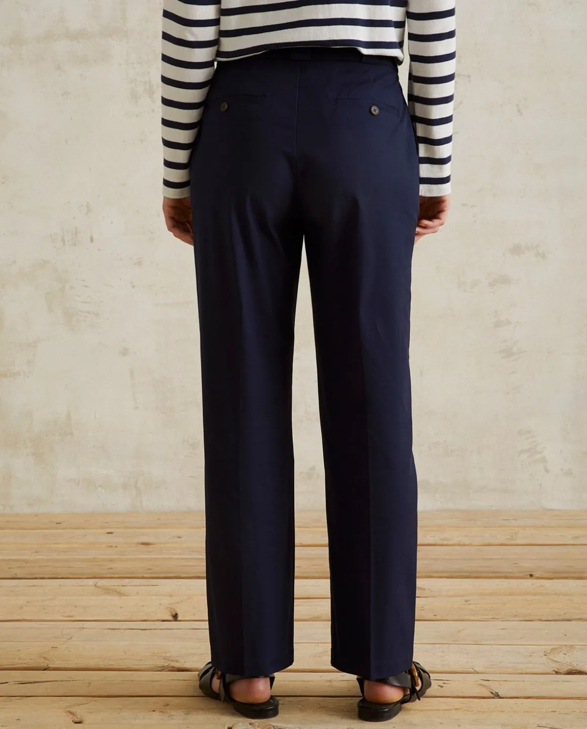 YERSE Trousers And Jeans^Chino Trousers Navy