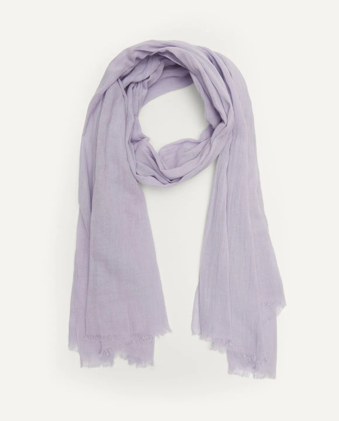 YERSE Scarves^Cotton Foulard Mauve