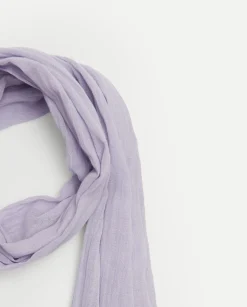 YERSE Scarves^Cotton Foulard Mauve