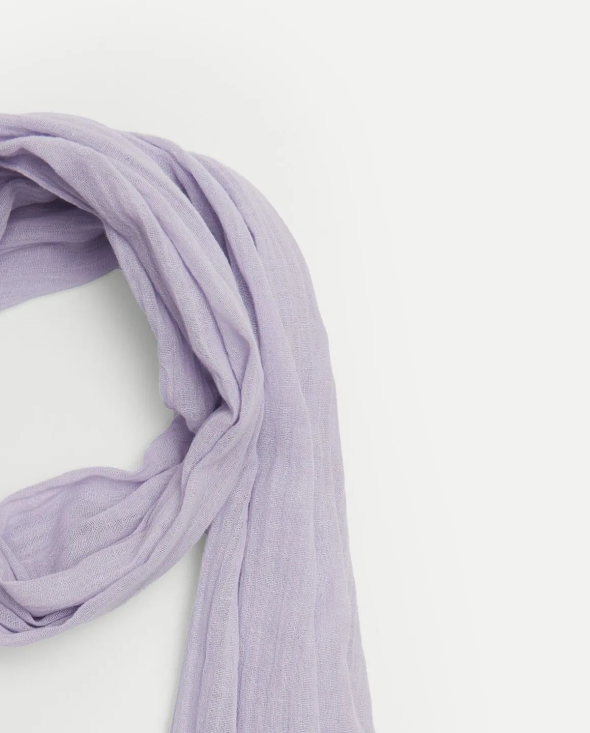 YERSE Scarves^Cotton Foulard Mauve