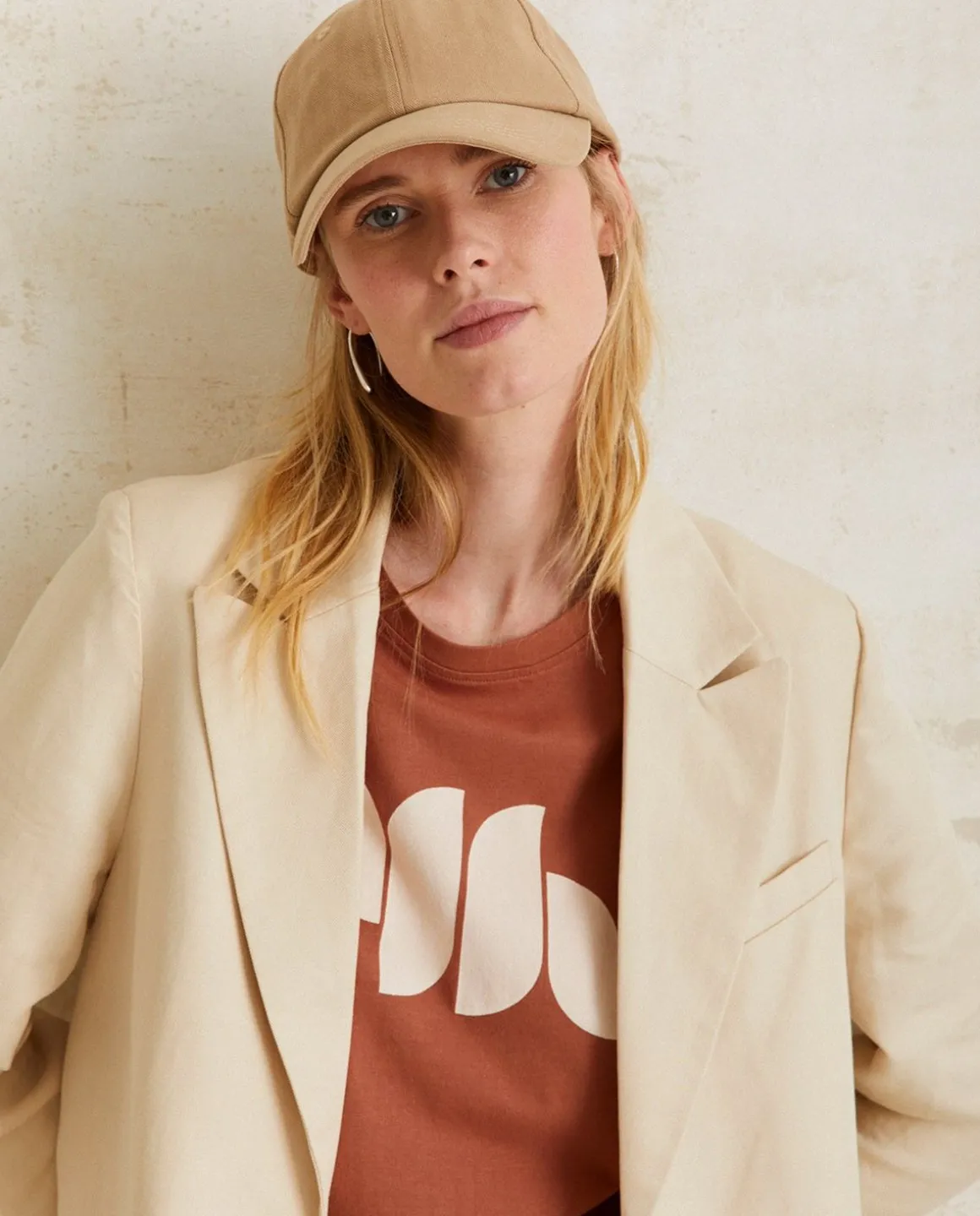 YERSE Hats^Cotton Hat Beige
