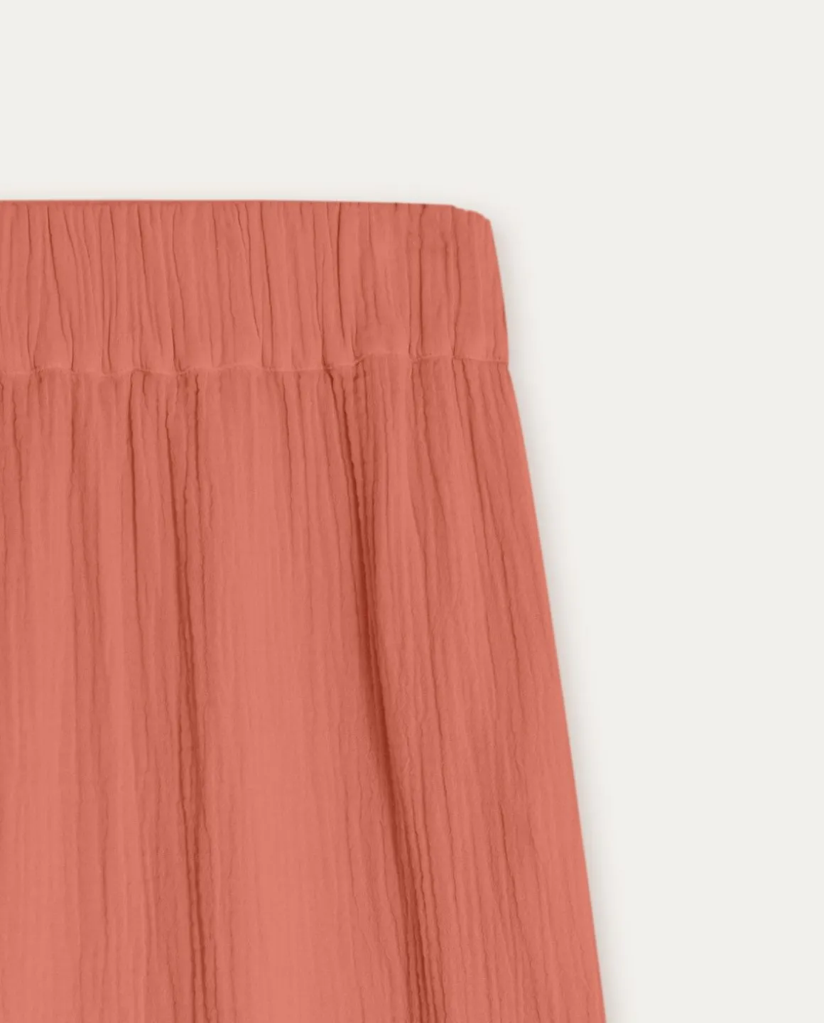 YERSE Skirts^Cotton Long Skirt Terracota