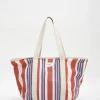 YERSE Beachwear^Cotton Maxi Bag Blue