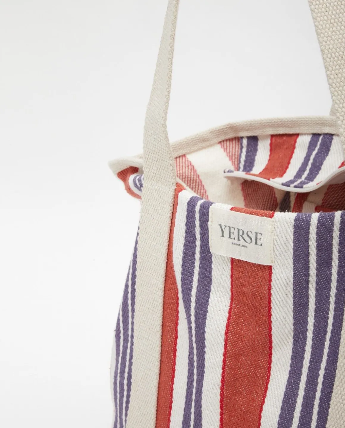YERSE Beachwear^Cotton Maxi Bag Blue