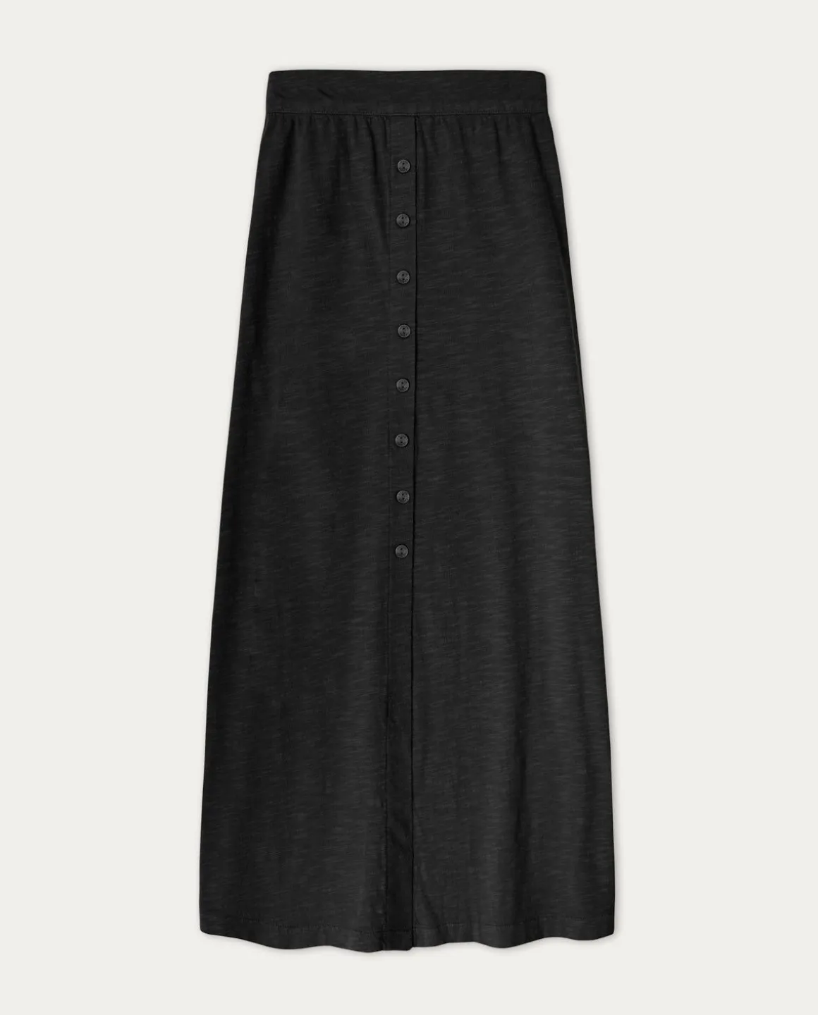 YERSE Skirts^Cotton Midi Skirt Black